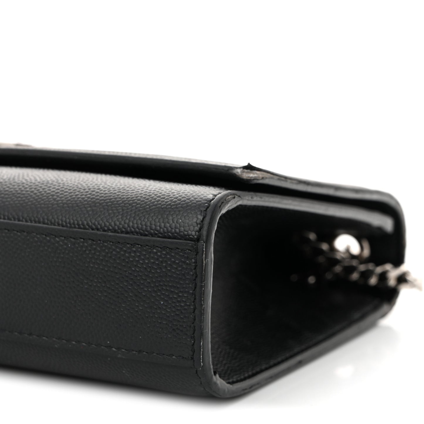 Grain De Poudre Medium Classic Monogram Kate Satchel Black