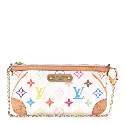 Louis Vuitton Monogram Multicolor Pochette Milla MM White 1 of 4