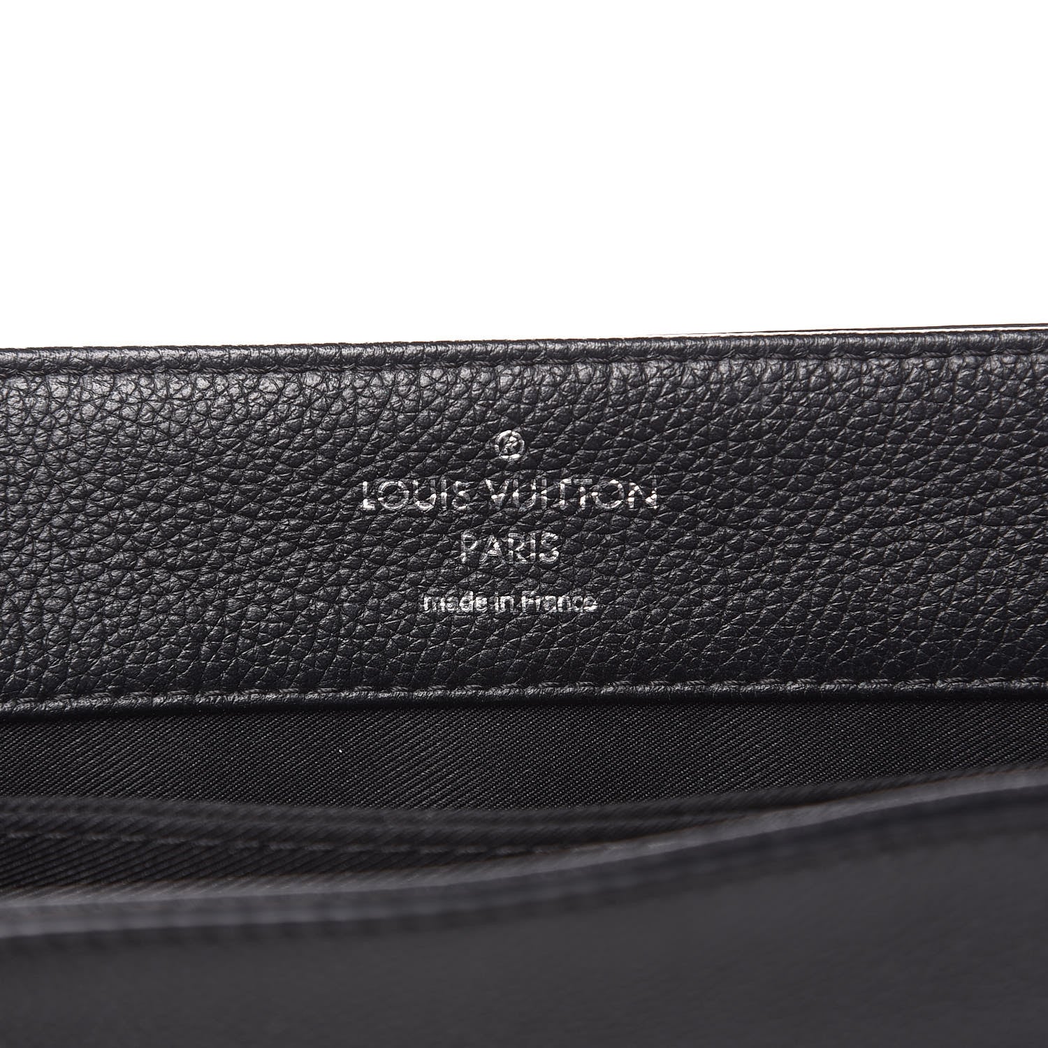Louis Vuitton Soft Calfskin Lockme II Top Handle Vanille Black 6 of 12