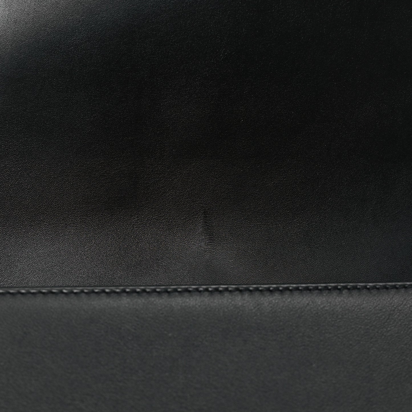 Calfskin Chevron Quilted Medium Boy Flap Black