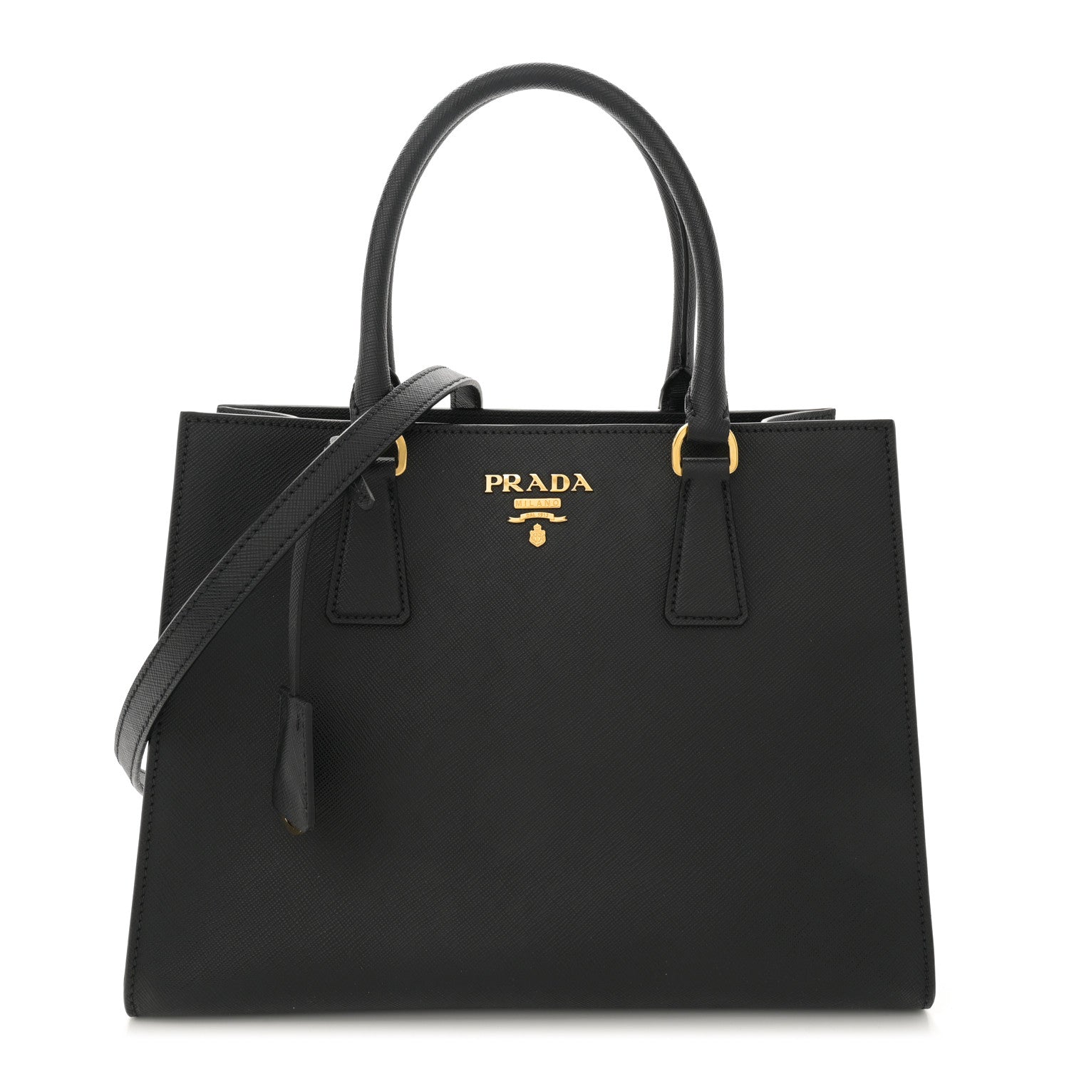 Prada Saffiano Tote Black 1 of 11