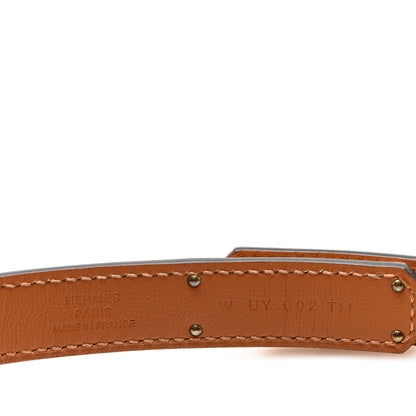 Hermes Epsom Kelly Belt Gold 3 of 4