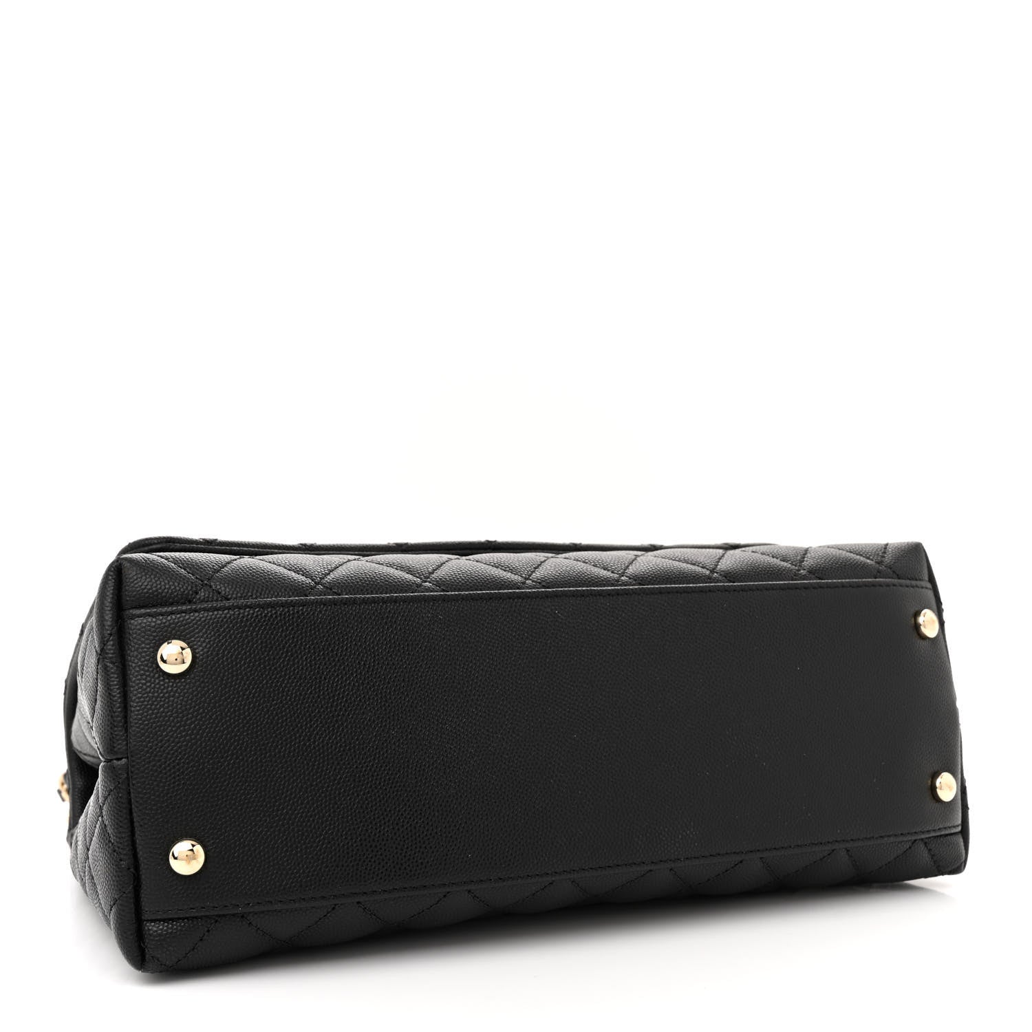Chanel Caviar Quilted Small Coco Handle Flap Black 4 of 11