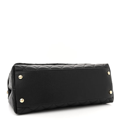 Chanel Caviar Quilted Small Coco Handle Flap Black 4 of 11