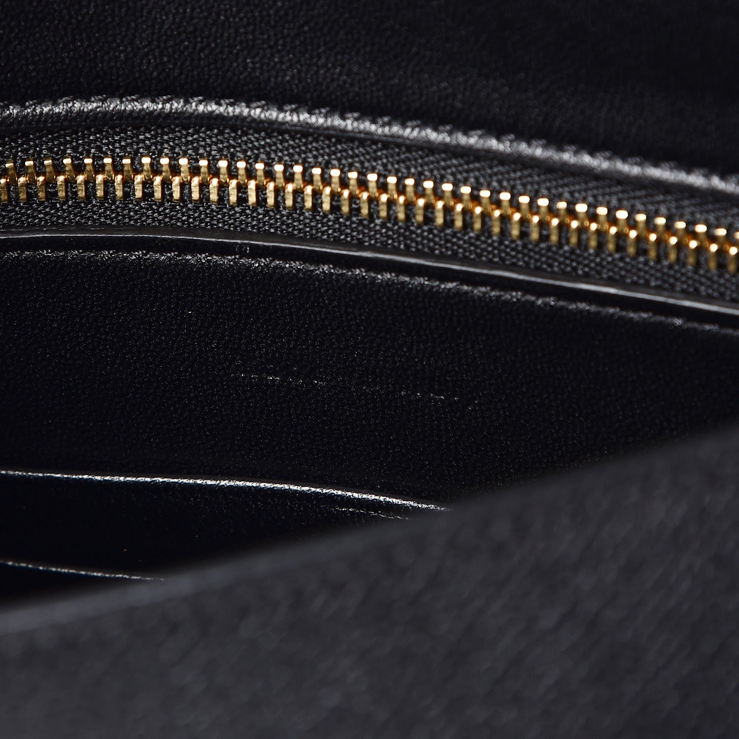Celine Grained Calfskin Small Trotteur Black 6 of 7