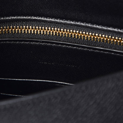 Celine Grained Calfskin Small Trotteur Black 6 of 7