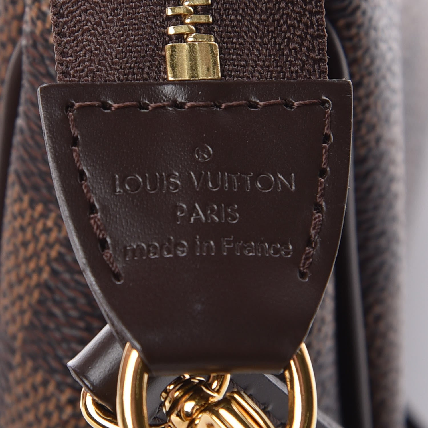 Louis Vuitton Damier Ebene Eva Clutch 7 of 9
