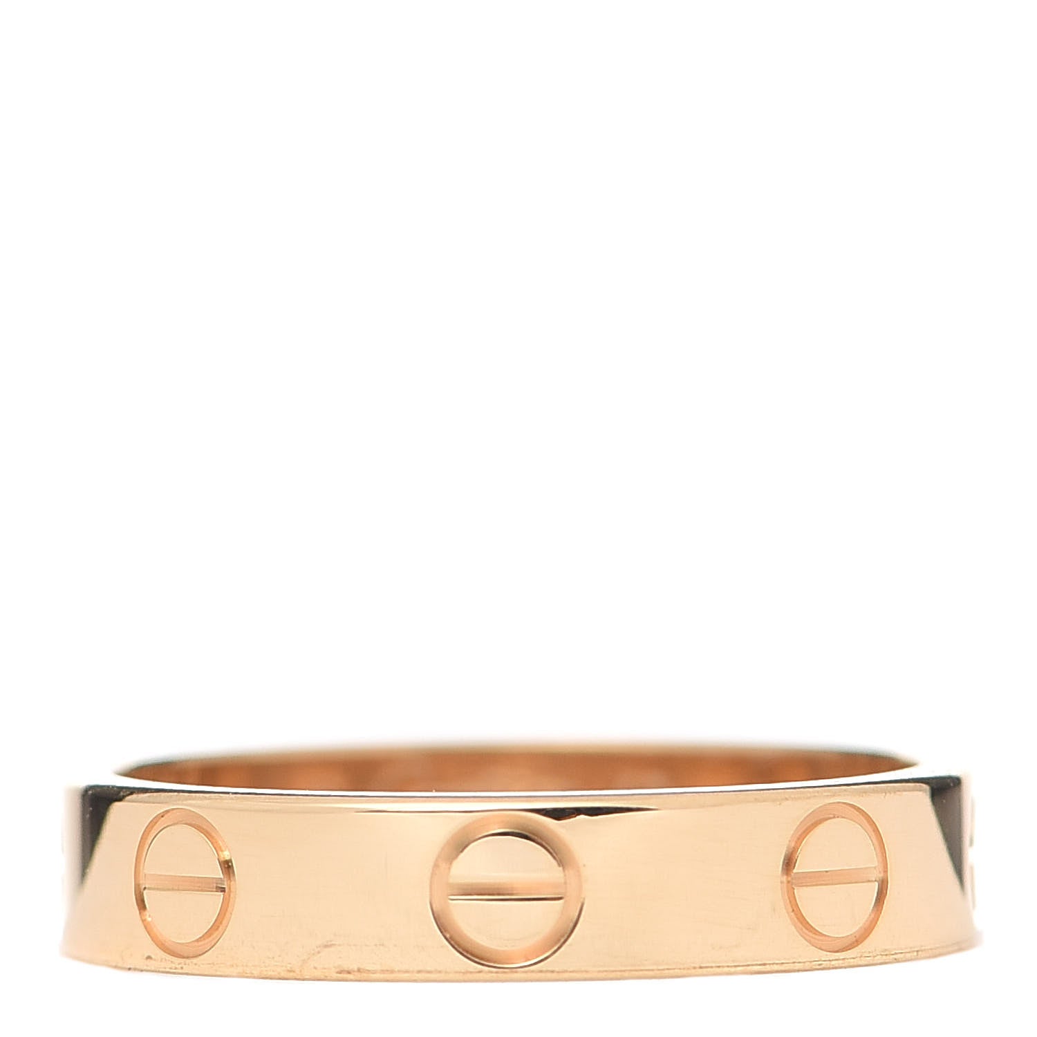 Cartier 18K Yellow Gold 3.5mm LOVE Wedding Band Ring 49 4.75 1 of 6