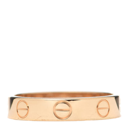 Cartier 18K Yellow Gold 3.5mm LOVE Wedding Band Ring 49 4.75 1 of 6