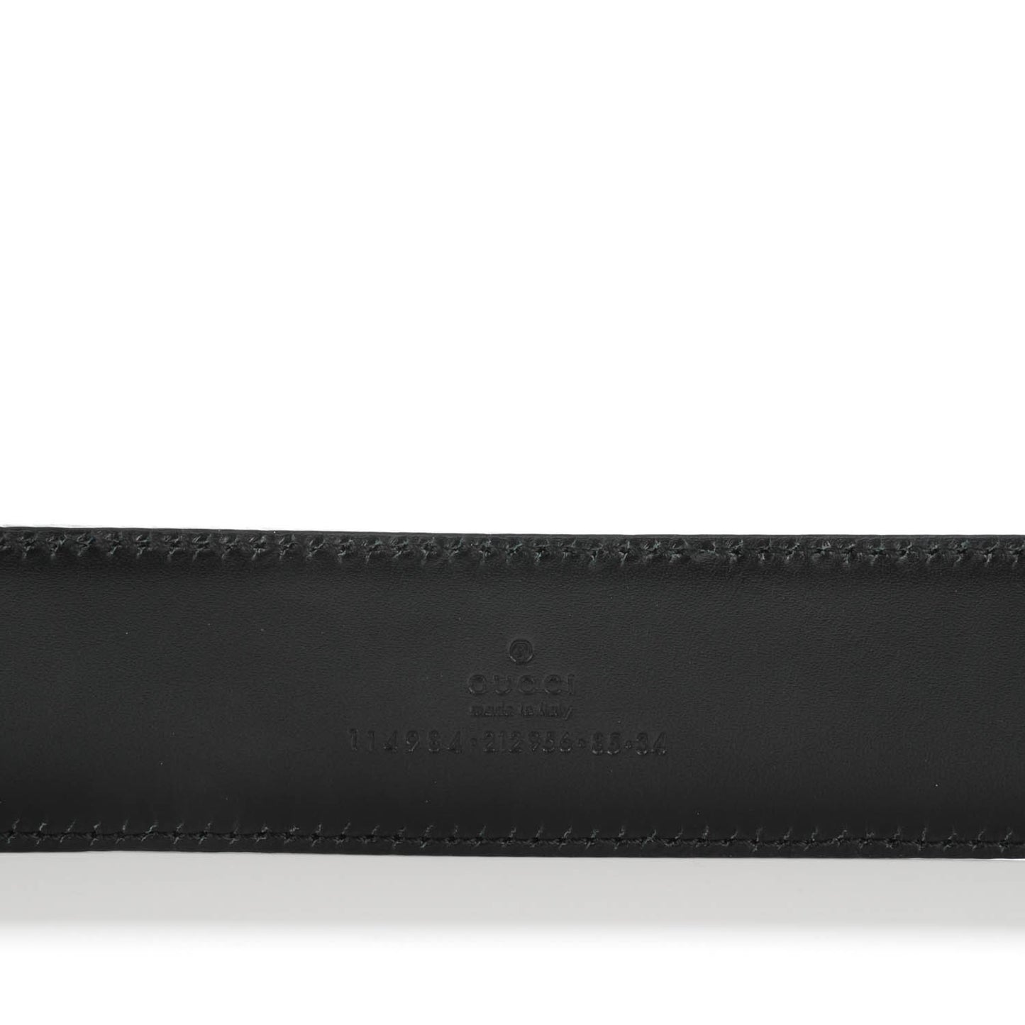 Guccissima Interlocking G Belt 85 34 Black