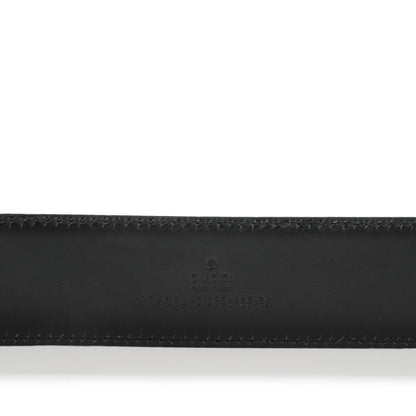 Gucci Guccissima Interlocking G Belt 85 34 Black 3 of 5
