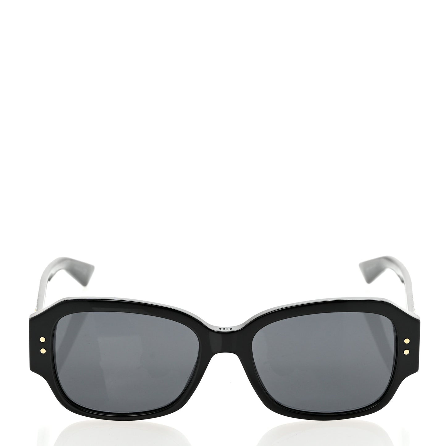 Acetate Cannage Lady Dior Studs 5 Sunglasses Black