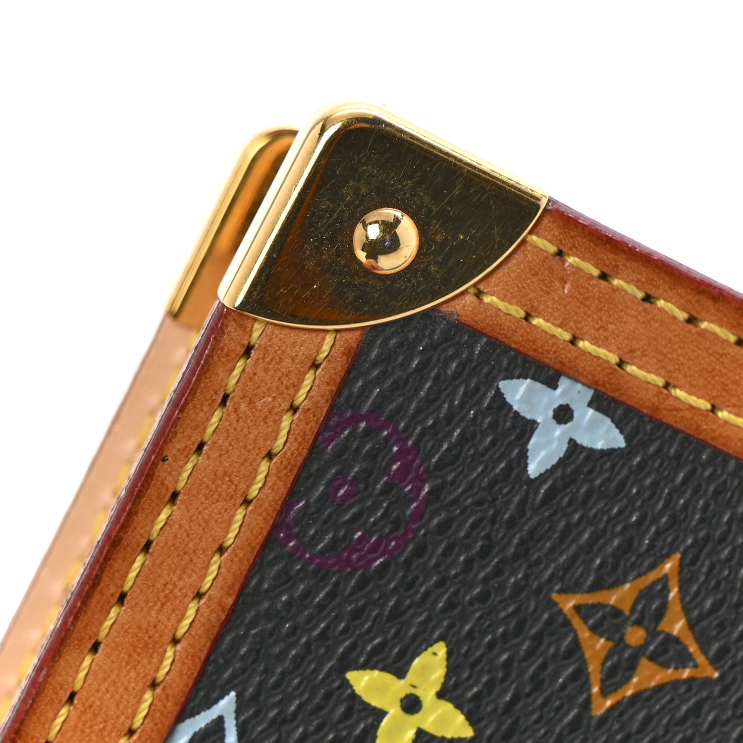 Louis Vuitton Monogram Multicolor Small Ring Agenda Cover Black 11 of 12