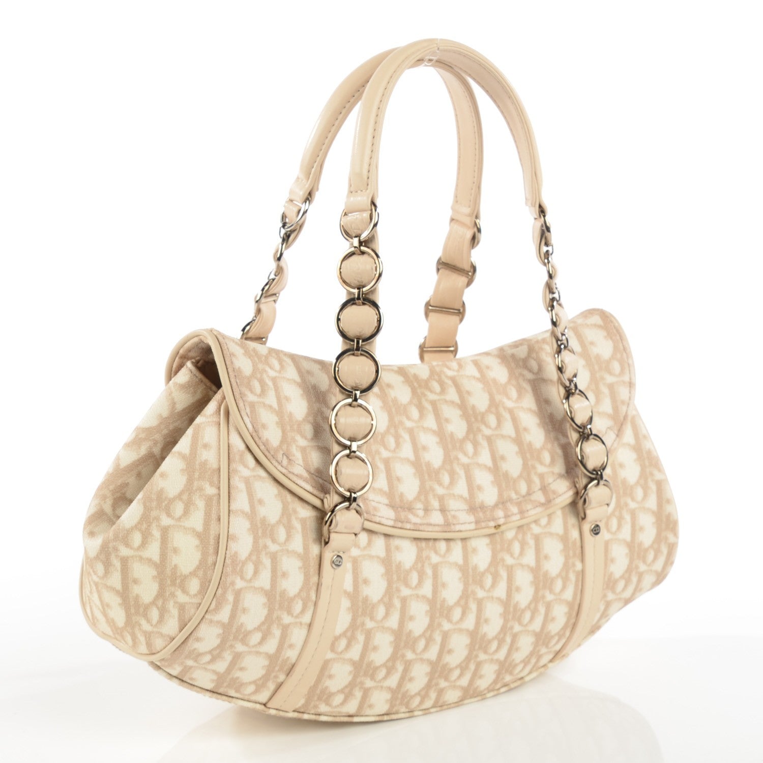 Christian Dior Monogram Romantique Trotter Bag Rose 3 of 9