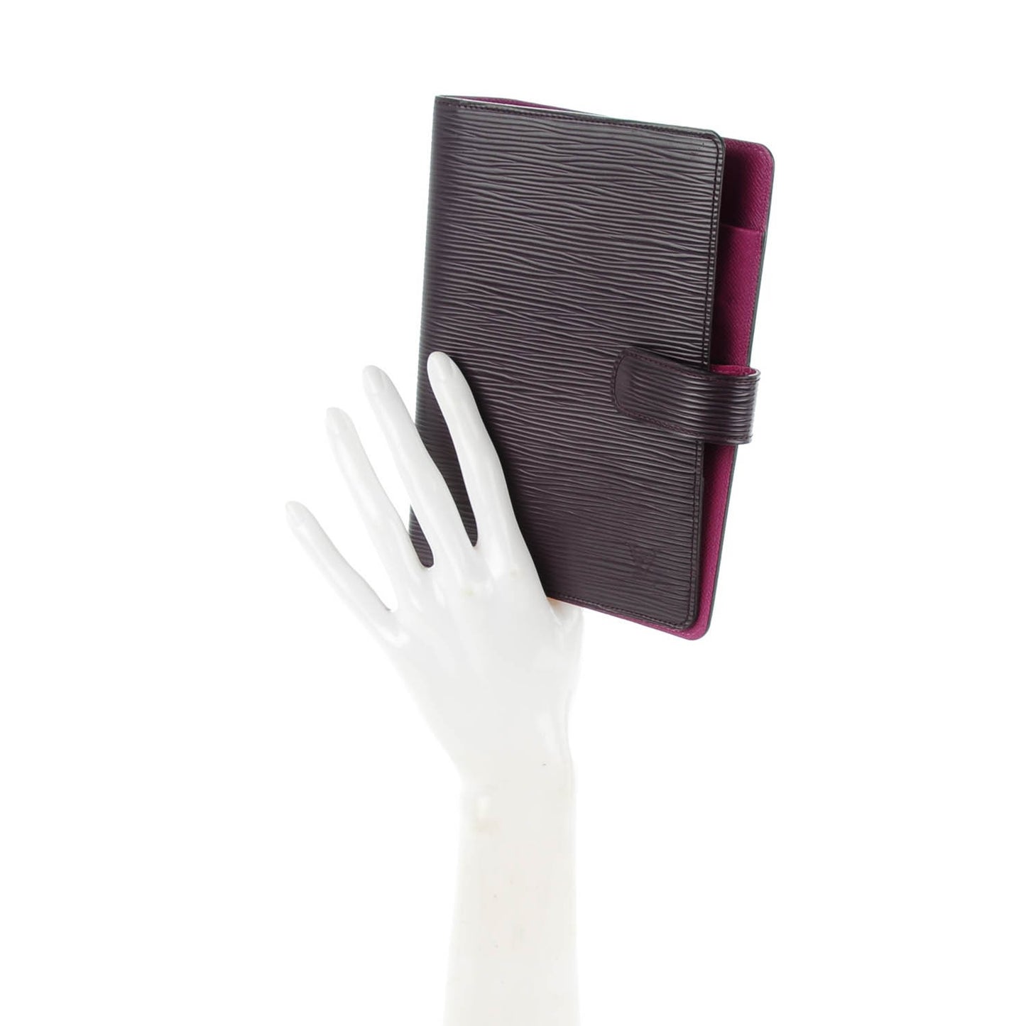 Epi Medium Ring Agenda Cover Cassis