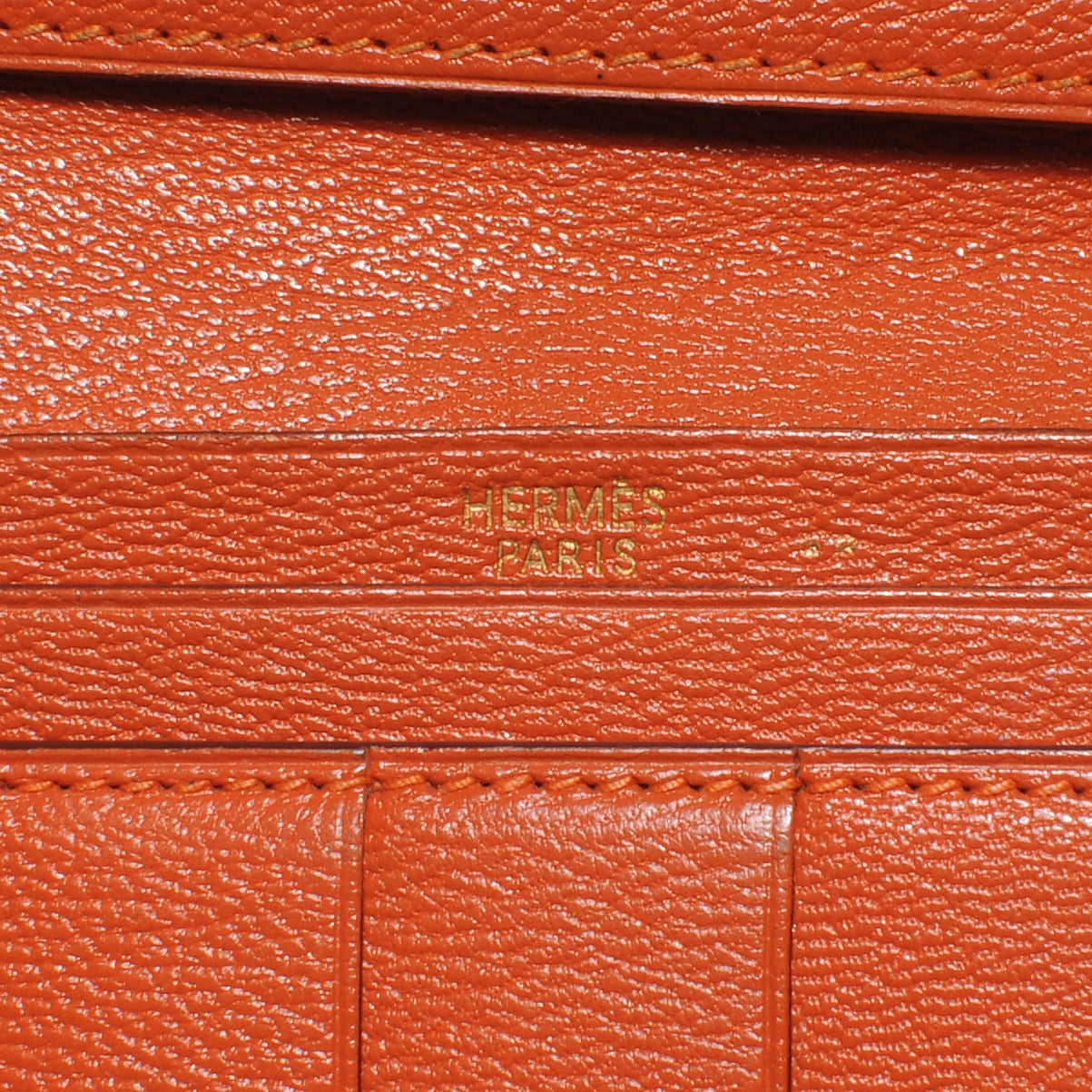 Niloticus Crocodile Diamond Bearn Wallet Orange