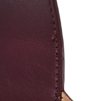 Loewe Smooth Calfskin Medium Pebble Bucket Bag Dark Burgundy 10 of 11