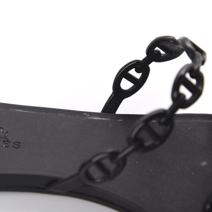 Hermes TPU Rivage Sandals 36 Black 8 of 9
