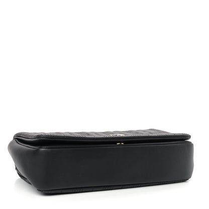 Burberry Lambskin Quilted Medium Lola Bag Black 4 of 8