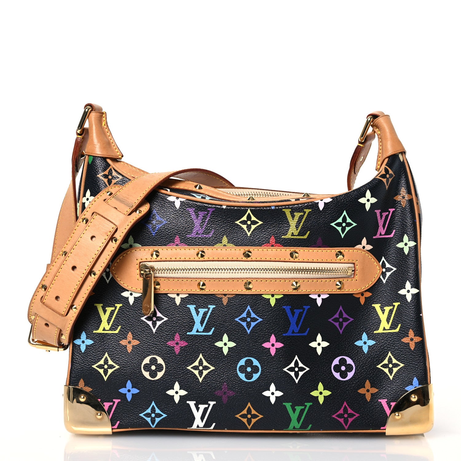Louis Vuitton Monogram Multicolor Boulogne Black 1 of 11