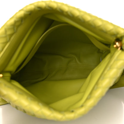 Bottega Veneta Nappa Intrecciato The Fold Crossbody Kiwi 4 of 9