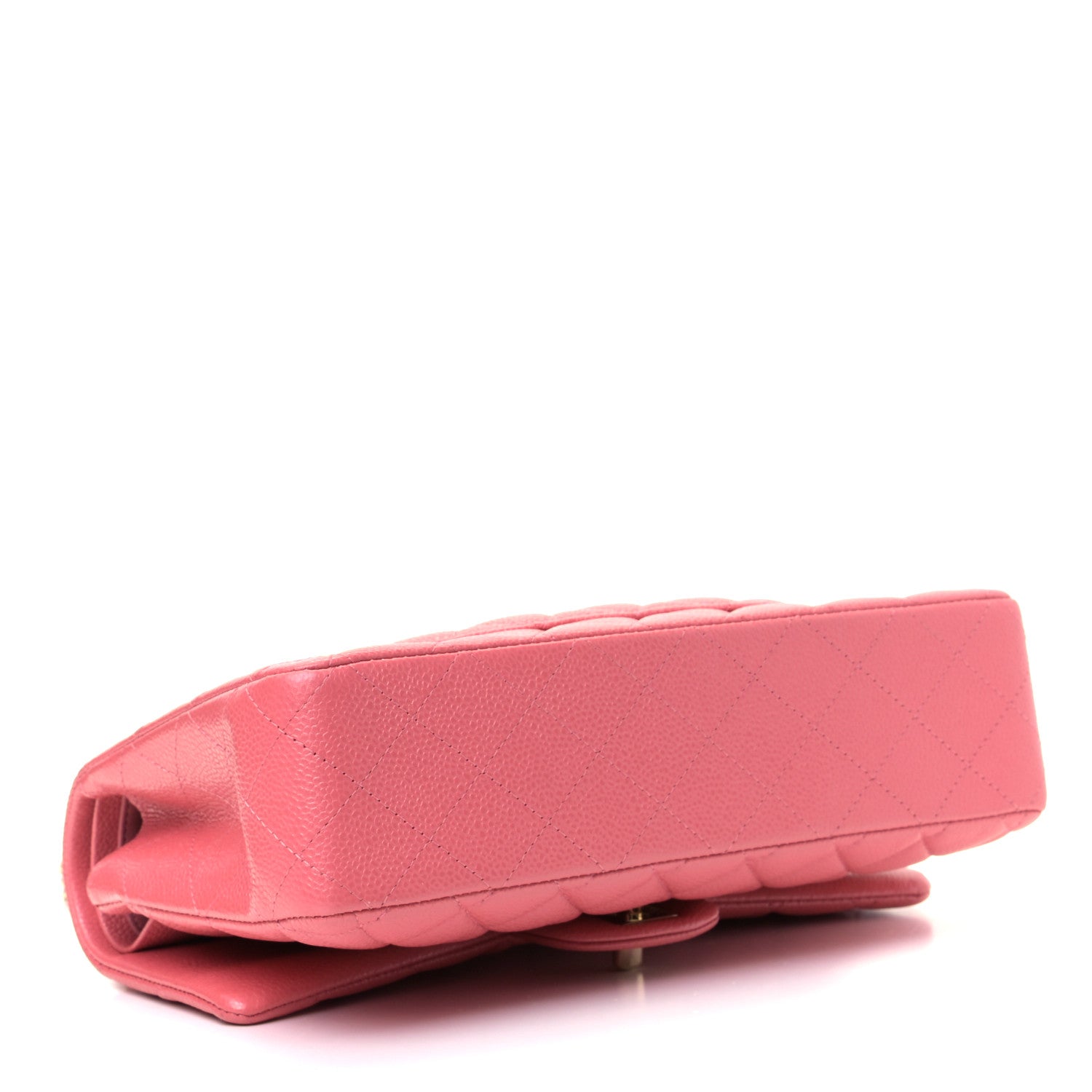Chanel Caviar Quilted Medium Double Flap Pink 3 of 5