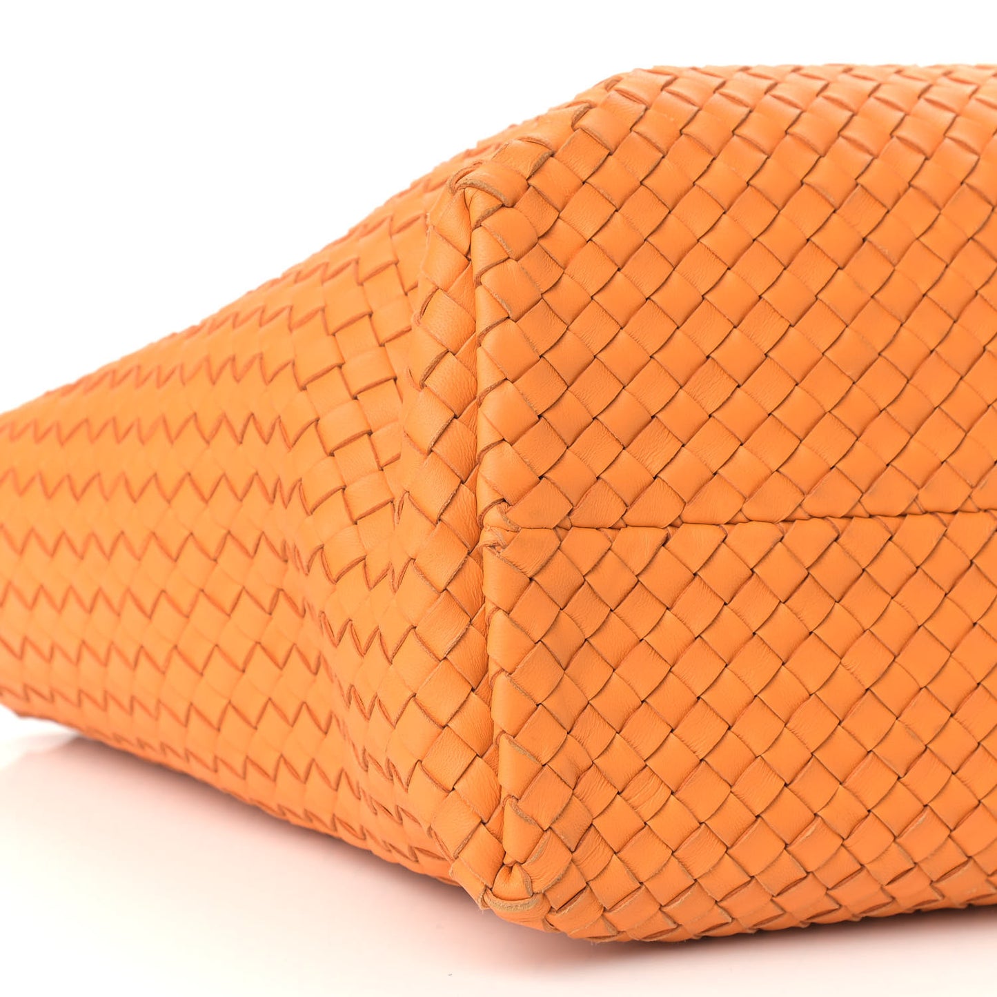 Nappa Intrecciato Medium Cabat Orange