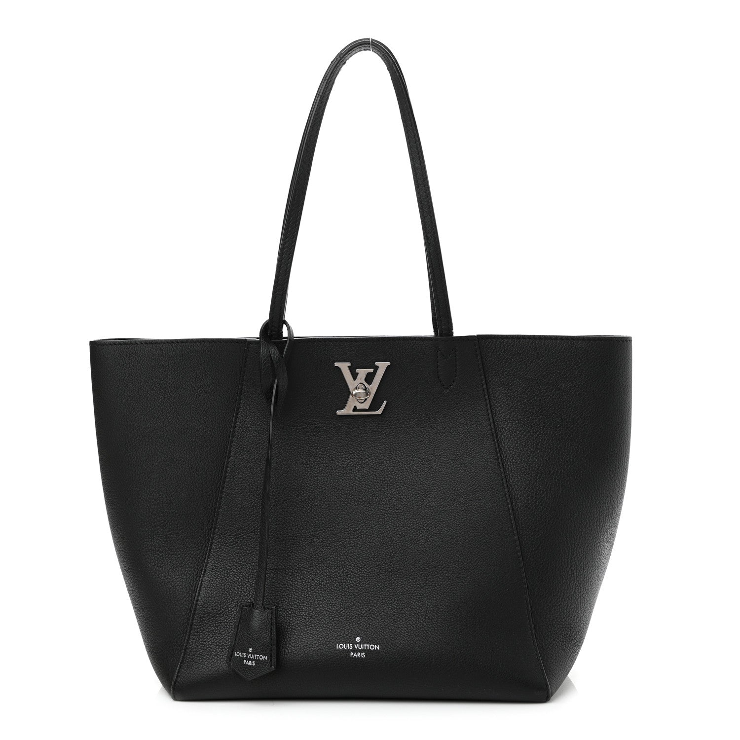 Louis Vuitton Calfskin Lockme Cabas Black 1 of 13