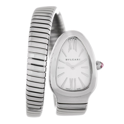 Bulgari Stainless Steel 35mm Serpenti Tubogas Quartz Watch 1 of 5