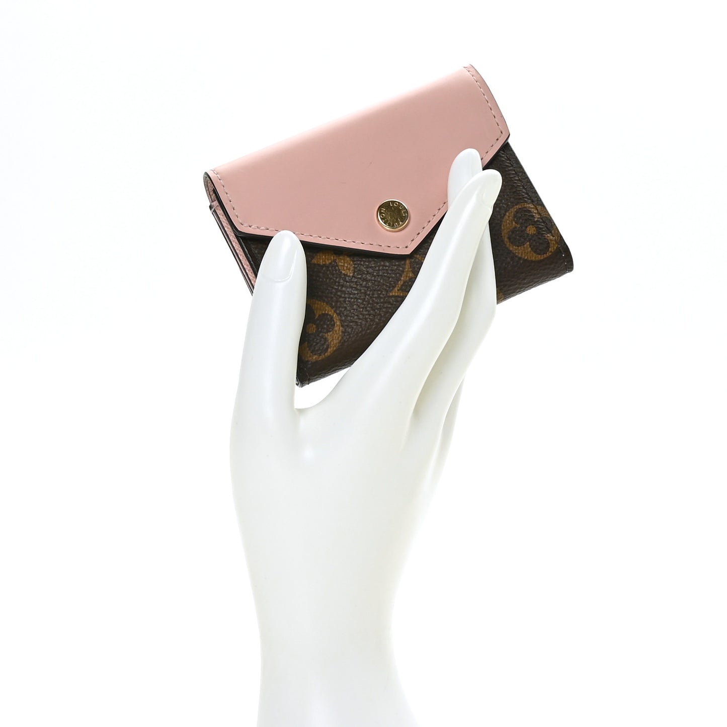 Monogram Zoe Wallet Rose Ballerine