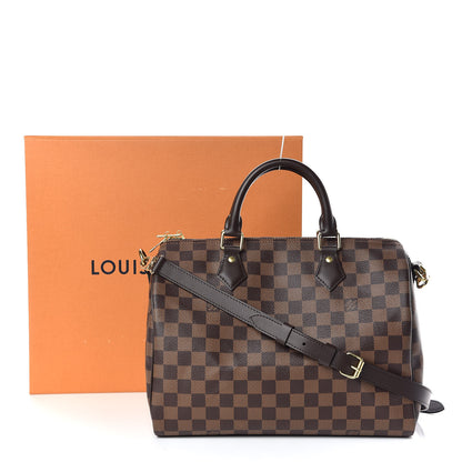 Louis Vuitton Damier Ebene Speedy Bandouliere 30 10 of 10