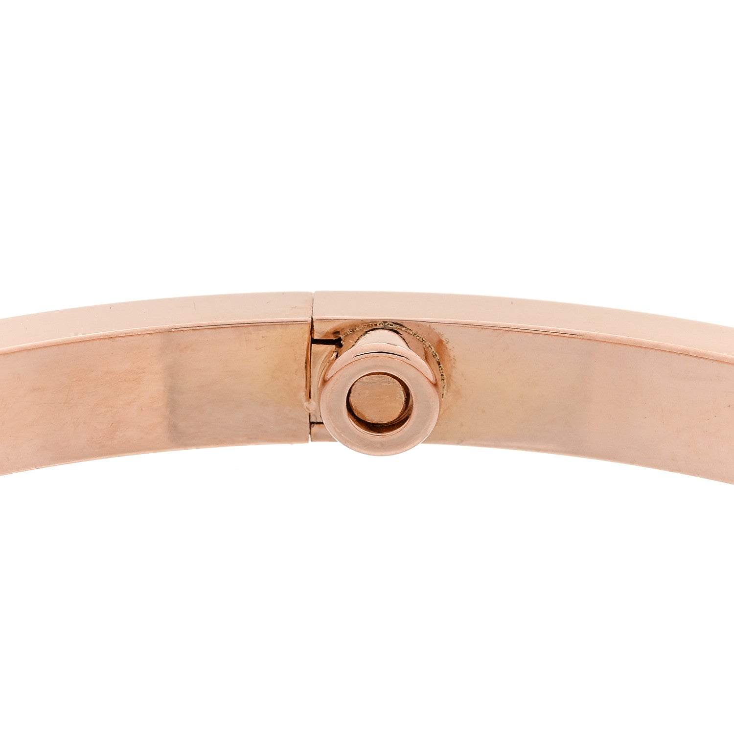 Cartier 18K Pink Gold 10 Diamond Small LOVE Bracelet 16 5 of 9