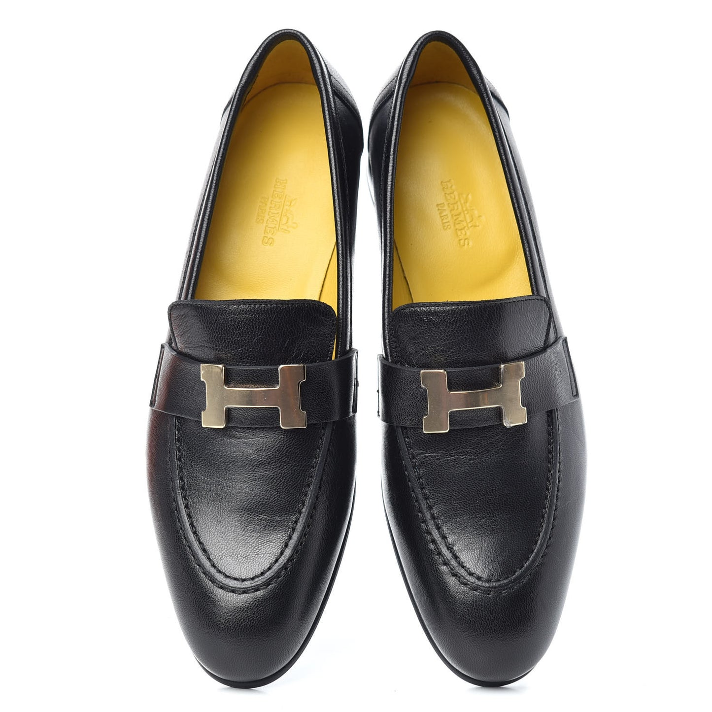 Goatskin Paris Loafers 36 Black