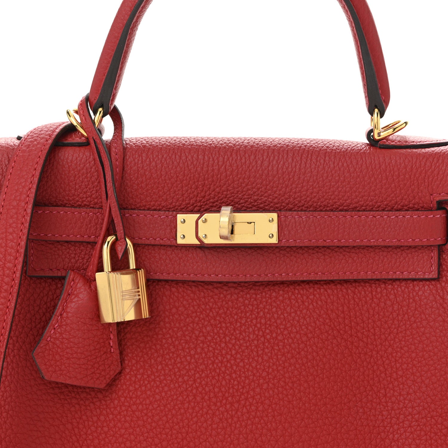Hermes Togo Kelly Retourne 25 Rouge Casaque 8 of 10