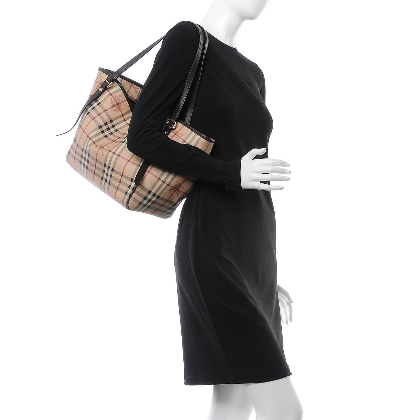 Haymarket Check Small Canterbury Tote Chocolate