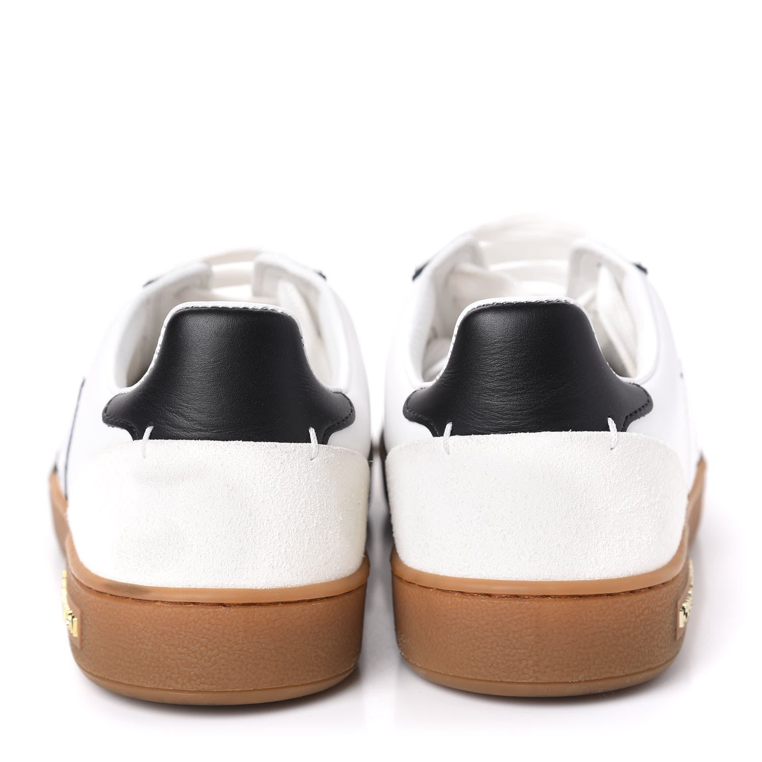 Louis Vuitton Calfskin Frontrow Sneakers 37 Black 6 of 12