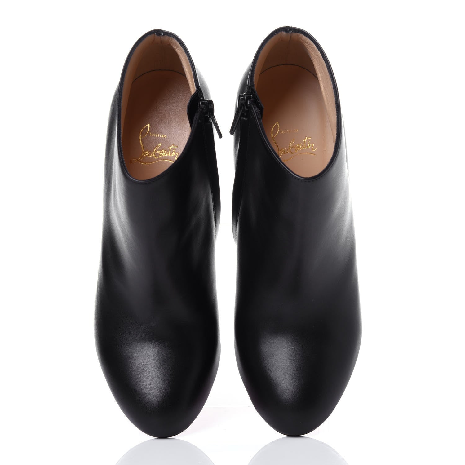 Christian Louboutin Calfskin Belle 100 Ankle Boots 39 Black 6 of 11