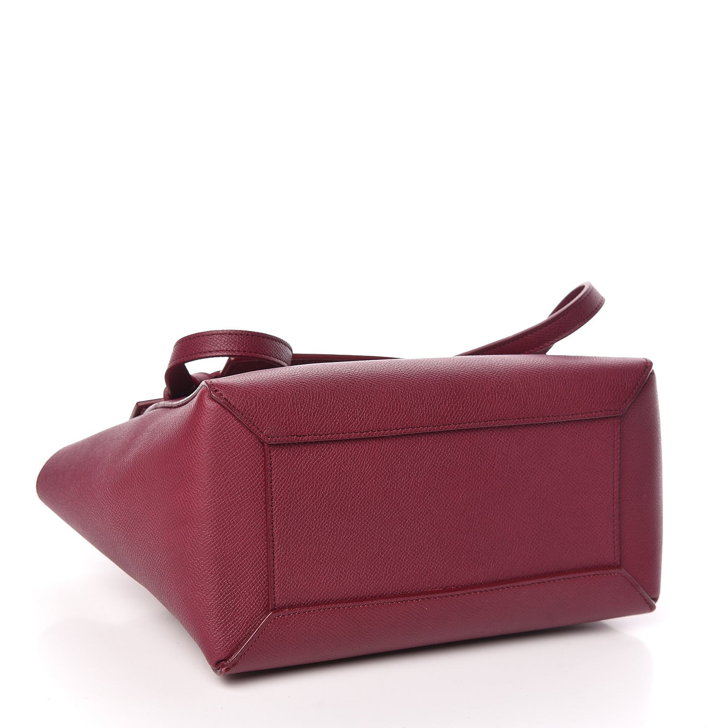 Grained Calfskin Micro Belt Bag Plum