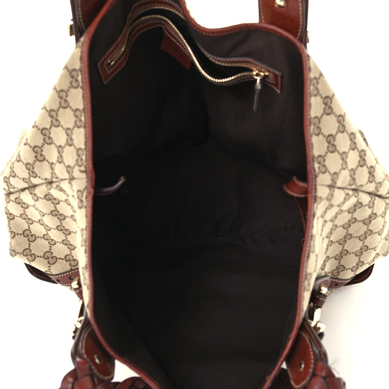 Gucci Monogram Medium Pelham Shoulder Bag Brown 5 of 12