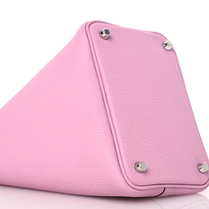 Hermes Taurillon Clemence Picotin Lock 18 PM Mauve Sylvestre 9 of 12