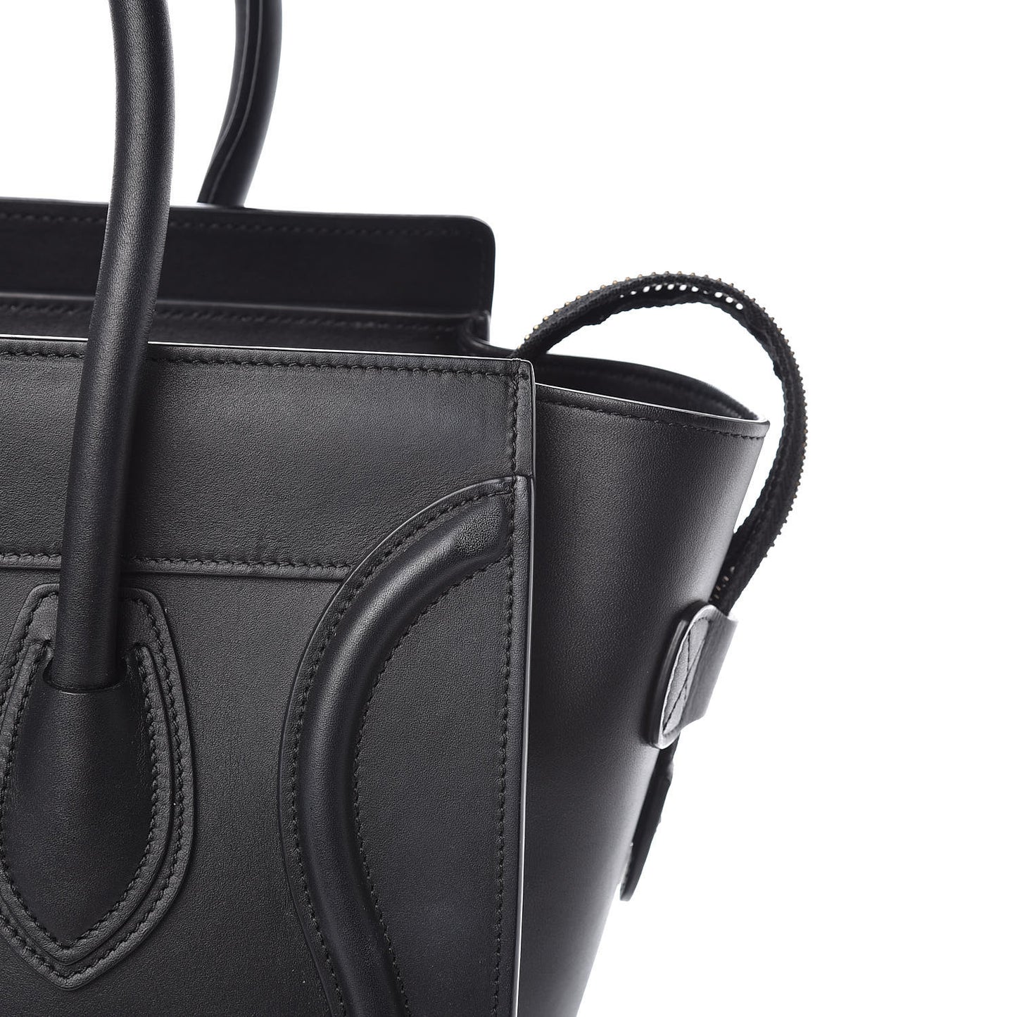 Smooth Calfskin Micro Luggage Black