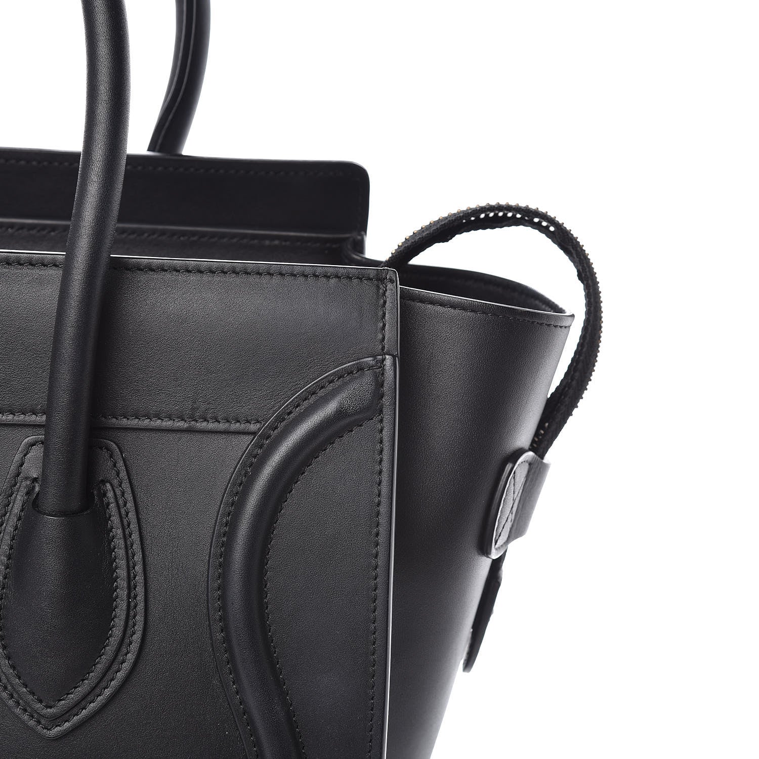 Celine Smooth Calfskin Micro Luggage Black 11 of 13