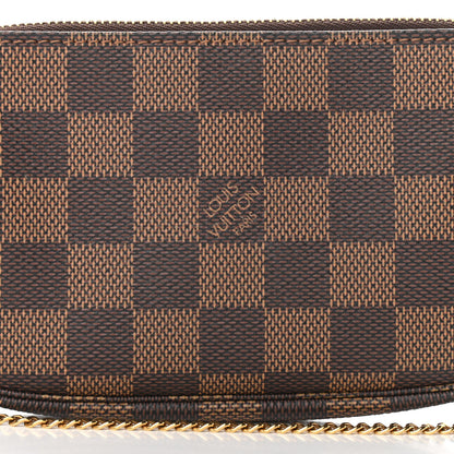 Louis Vuitton Damier Ebene Mini Pochette Accessories 8 of 10