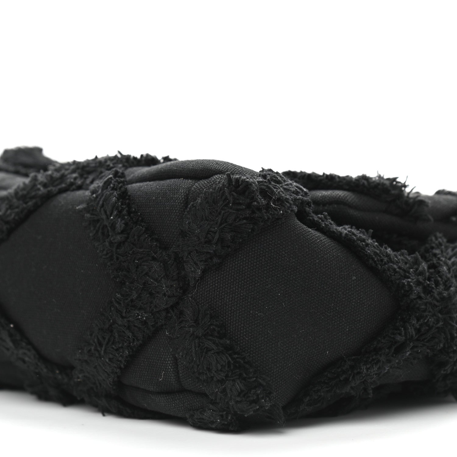 Chanel Cotton Canvas Quilted Large Chanel 19 Flap Black 8 of 8