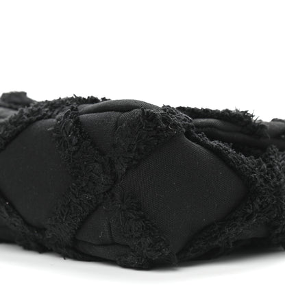 Chanel Cotton Canvas Quilted Large Chanel 19 Flap Black 8 of 8