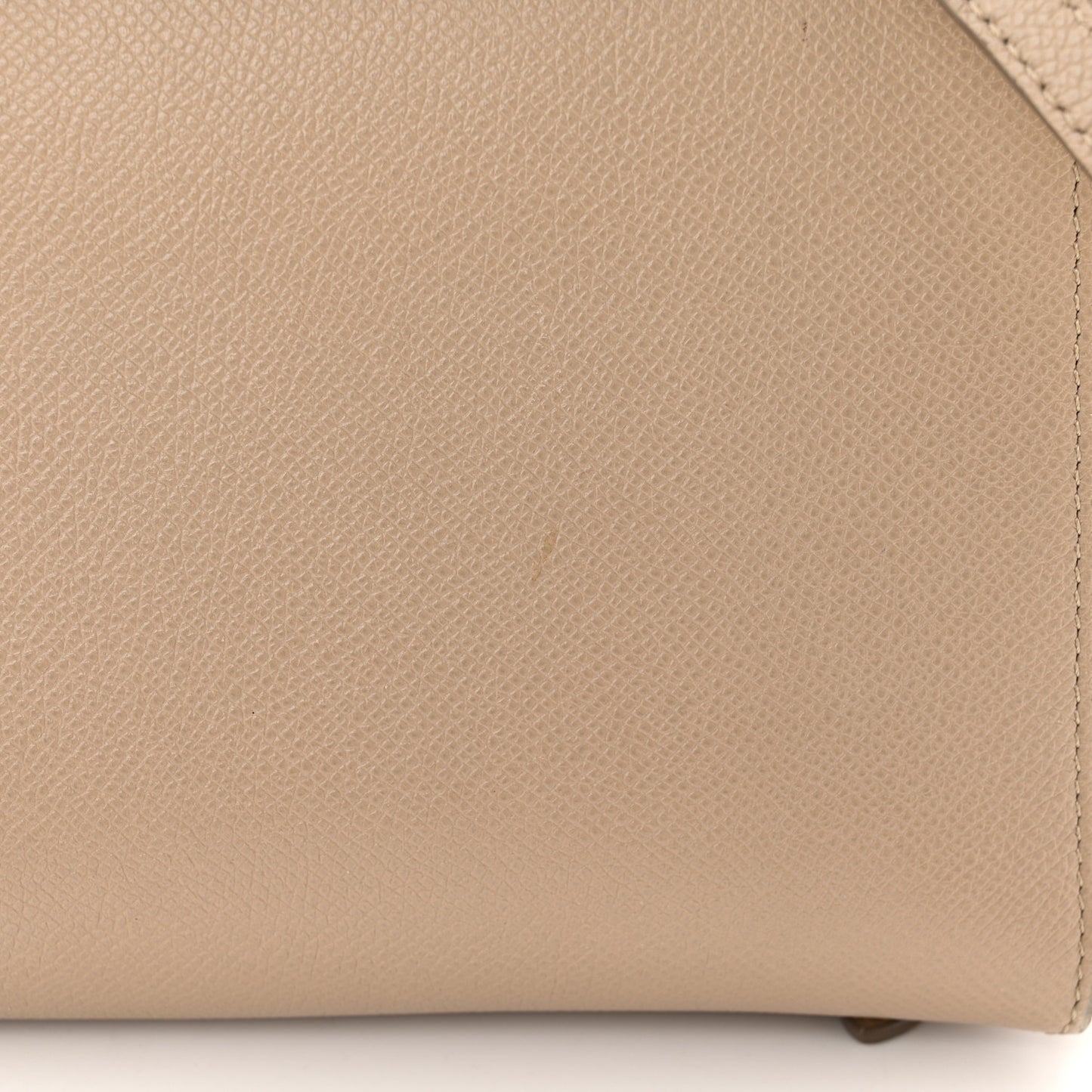 Grained Calfskin Nano Belt Bag Light Taupe