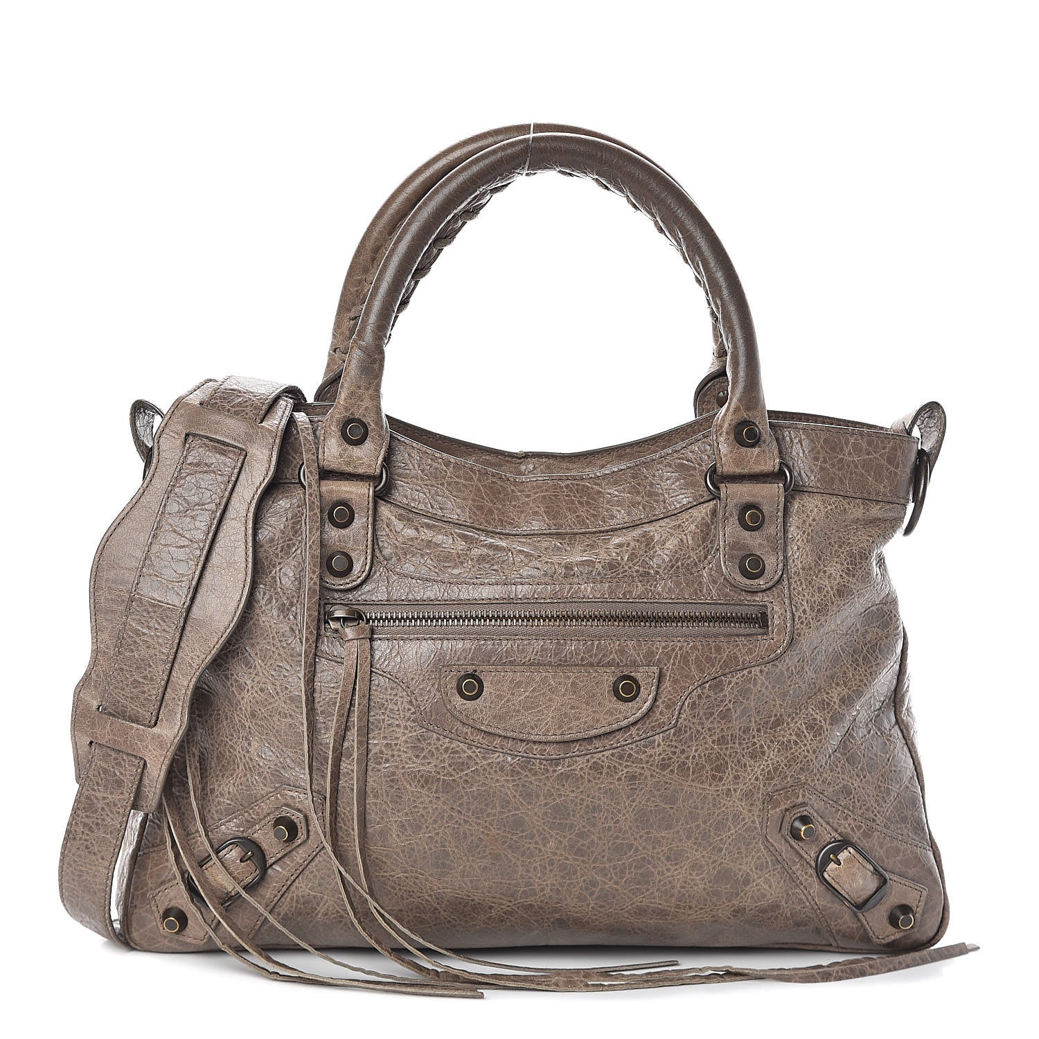 Balenciaga Agneau Classic Hardware Town Gris Poivre 1 of 12