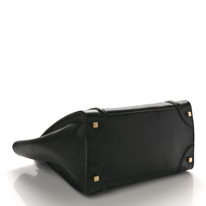 Celine Smooth Calfskin Mini Luggage Black 4 of 10