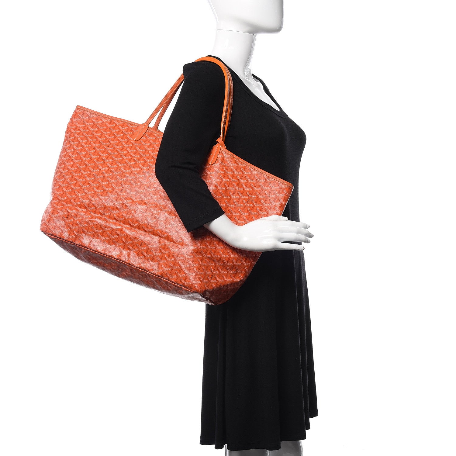 Goyard Goyardine Saint Louis GM Orange 2 of 17