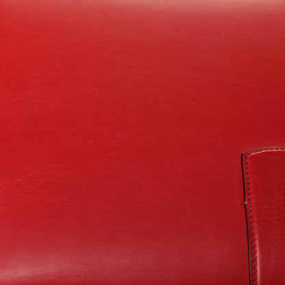 Gucci Moon Calfskin Web Large Dionysus Bamboo Top Handle Bag Hibiscus Red 5 of 6